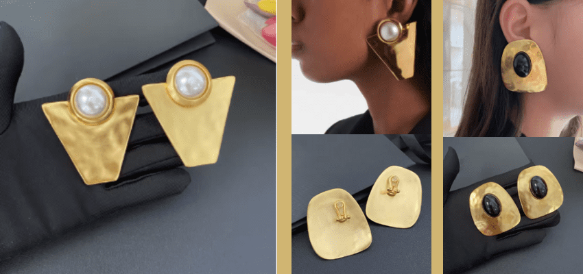 Gold Earrings For Woman
